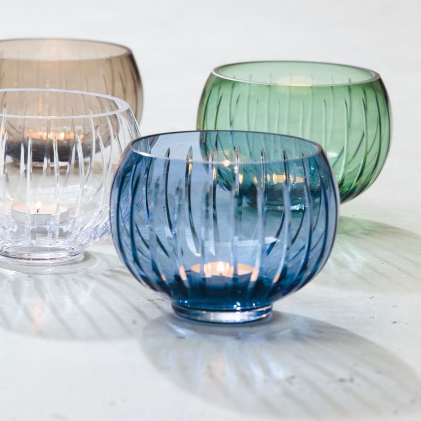 ZWIESEL 1872 SIGNUM MINI BLUE křišťálová váza na květiny 10 cm