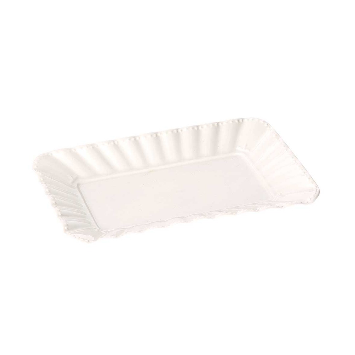 LA PORCELLANA BIANCA Ducale 20 x 13 cm - porcelánový polotácik