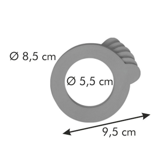 TESCOMA Della Casa 5 cm 6 ks červené – gumičky weck kaučukové