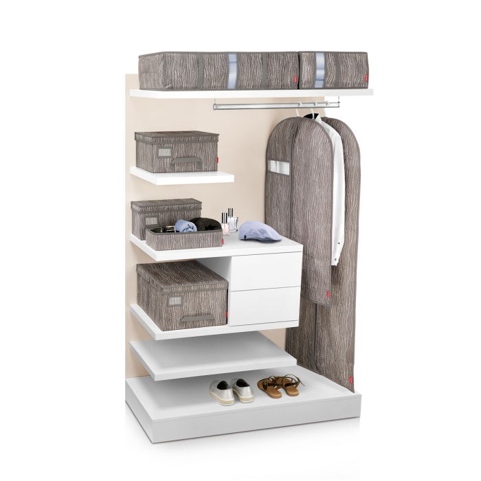 TESCOMA Fancy Home 100 x 60 cm šedá - textilný obal na oblečenie