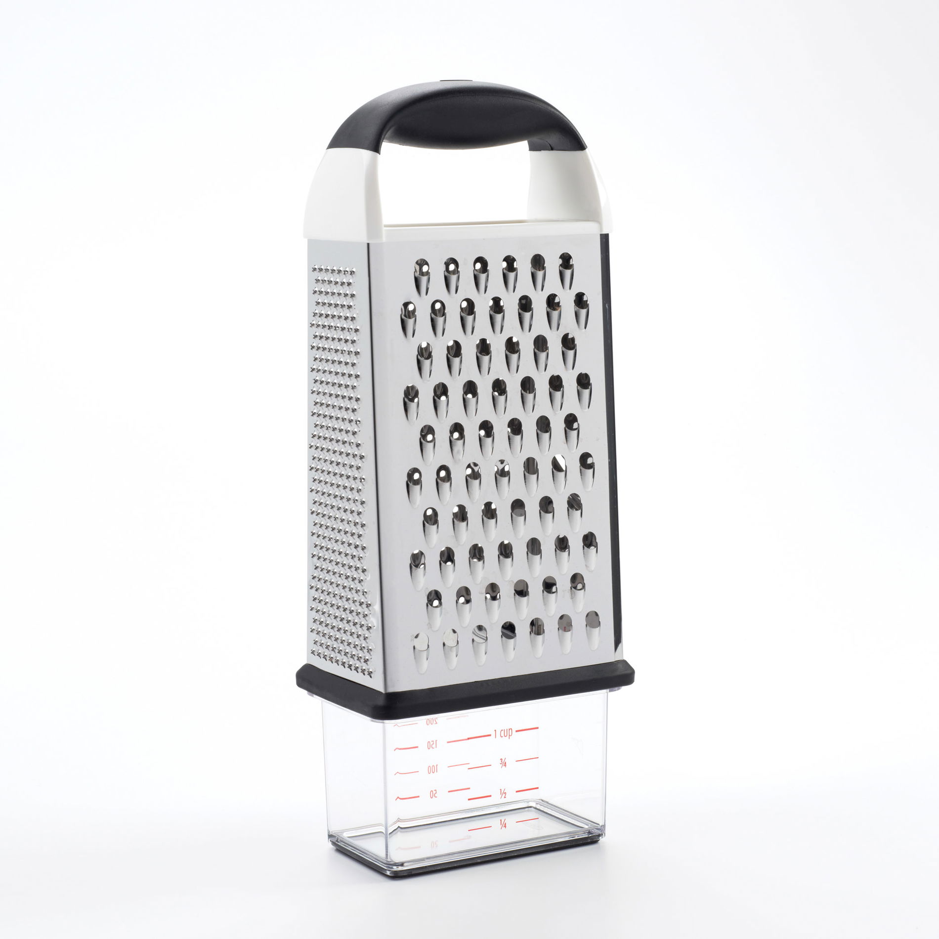 Nerezové ruční kuchyňské struhadlo s nádobou OXO GOOD GRIPS BOX GRATER
