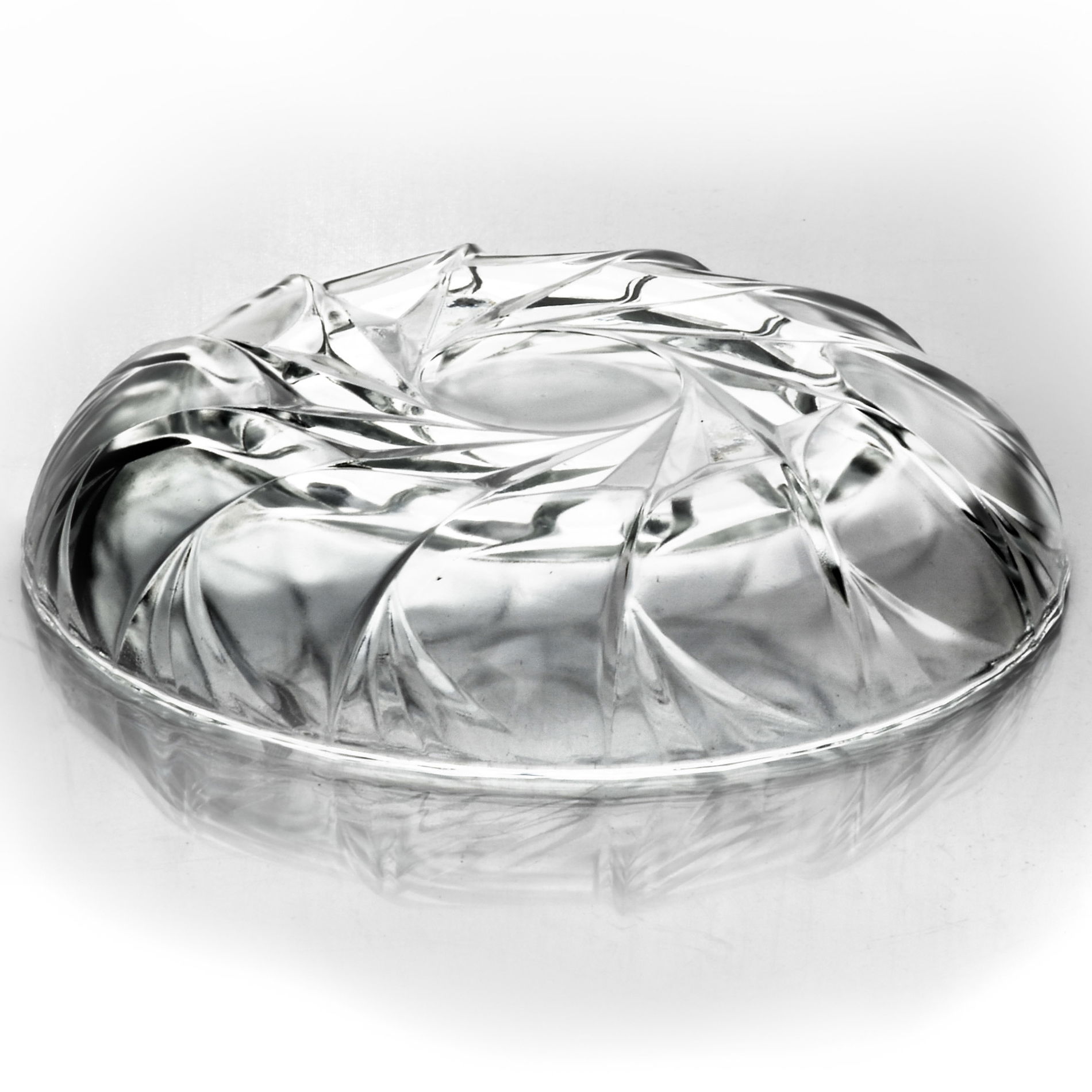 Dekorativní skleněný talíř 15 cm AFFEK DESIGN CRISTO