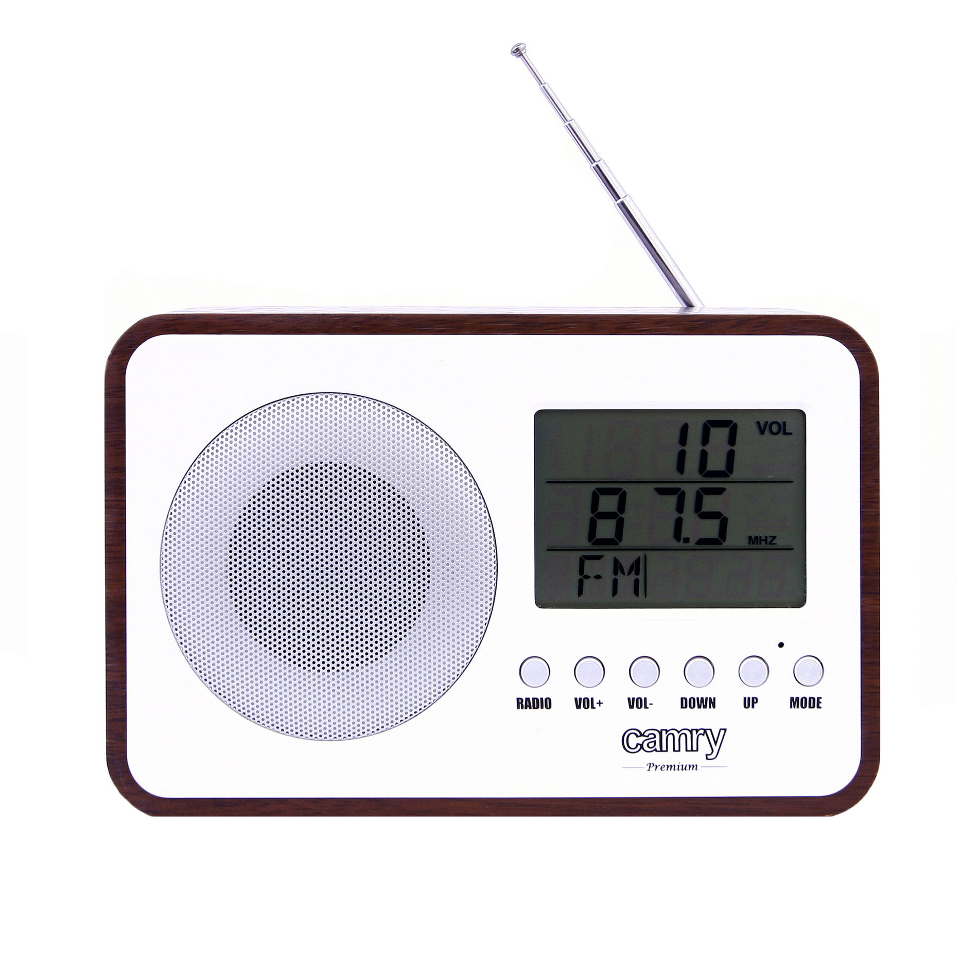 CAMRY Digital bílé - plastové rádio