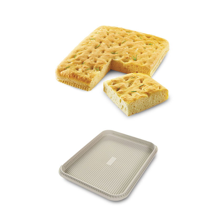 SILIKOMART Silikónová forma na Focaccia chlieb 34,5 x 26,5 cm - silikónová forma na pečenie chlebkov focaccia