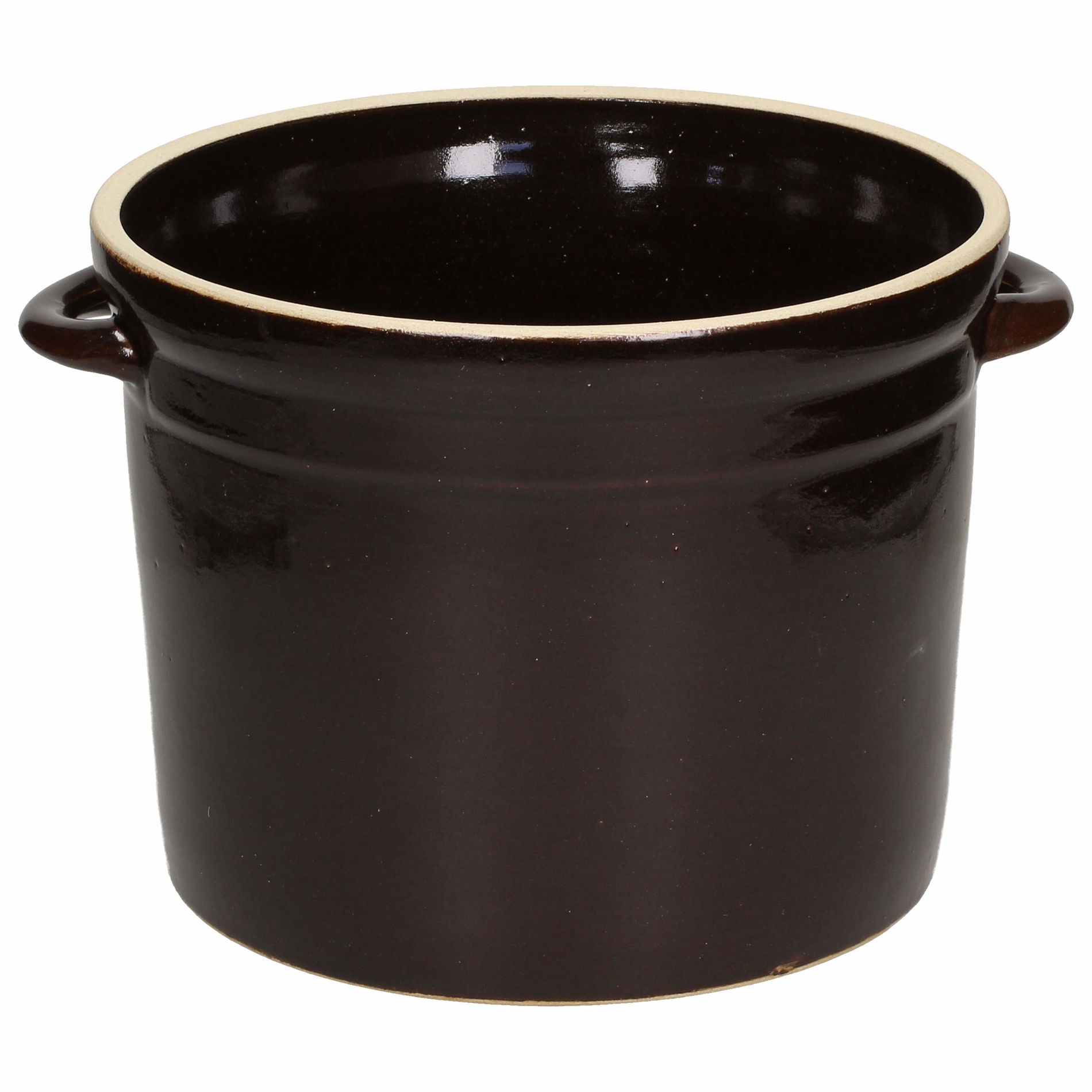 Kameninový soudek na kvašení zelí a okurek ETNO 5,5 l