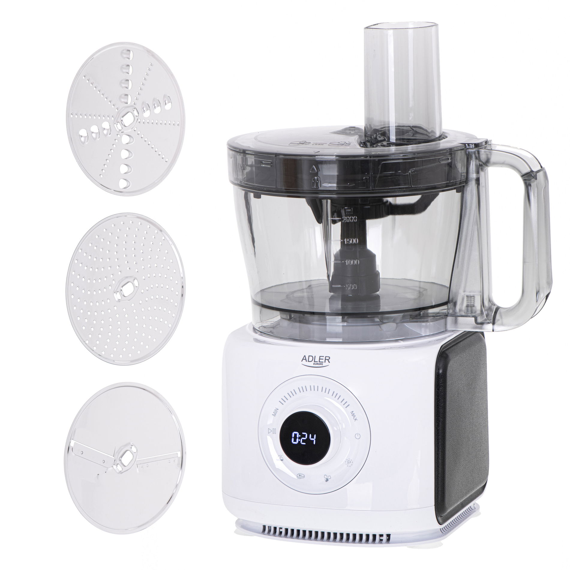 ADLER 2000 W - kuchyňský robot/elektrický mixér s příslušenstvím
