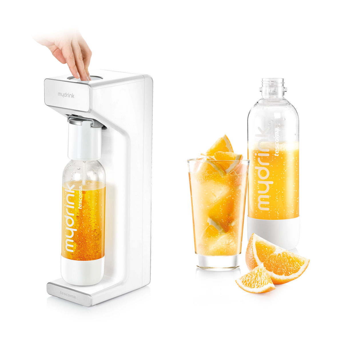 TESCOMA MyDrink biały - syfon do napojów gazowanych plastikowy