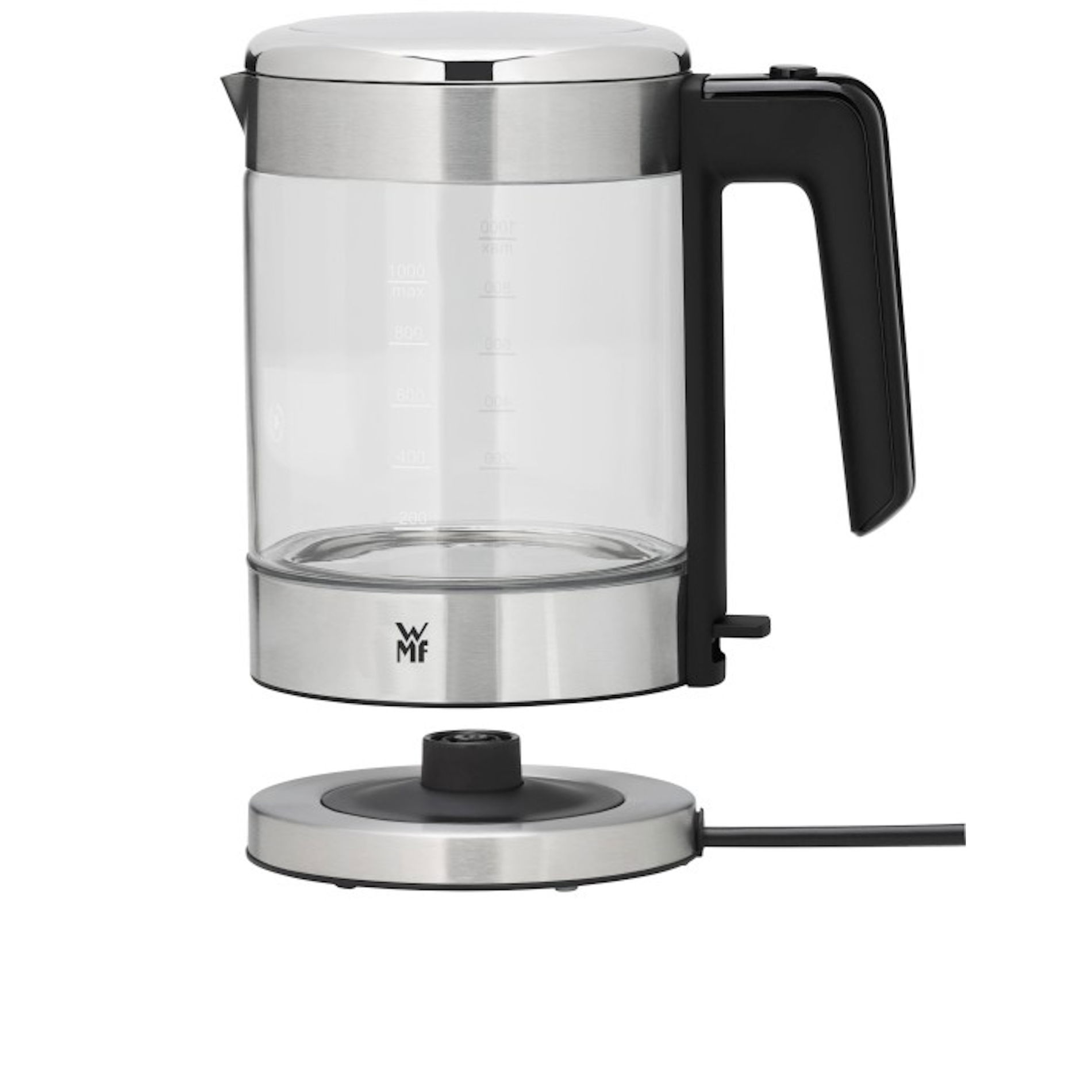 WMF Electro Kitchenminis 1l – skleněná rychlovarná bezdrátová konvice