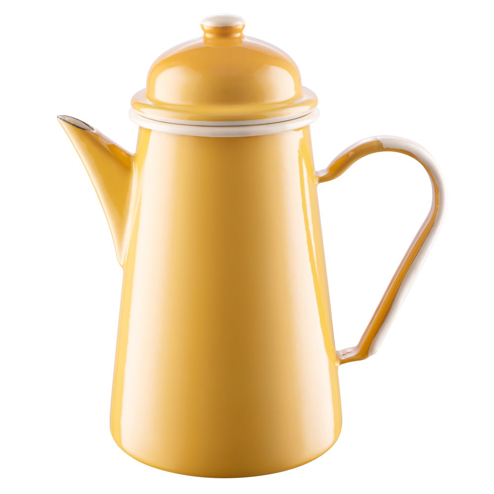 Dzbanek do kawy / Imbryk emaliowany OLKUSKIE WYROBY EMALIOWANE 1,3 l