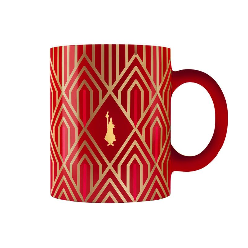 BIALETTI Moka Express Deco Glamour pre 3 šálky espressa (3 tz) - sada talianska kávovarica hliníková tlaková s hrnčekom