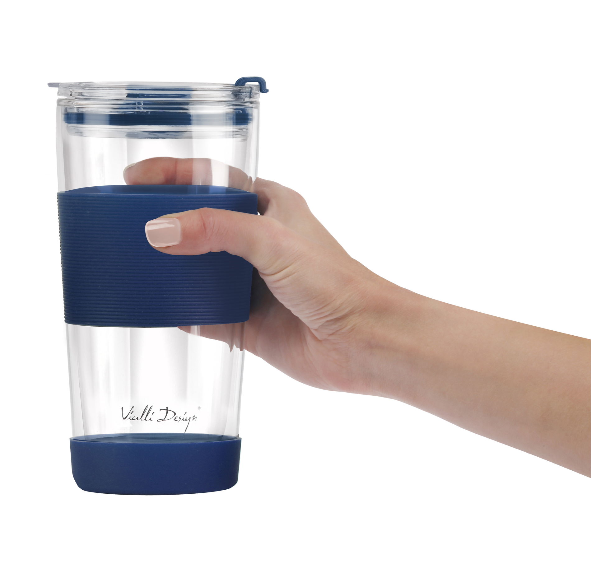VIALLI DESIGN Fuori 600 ml - termoska so slamkou sklenená