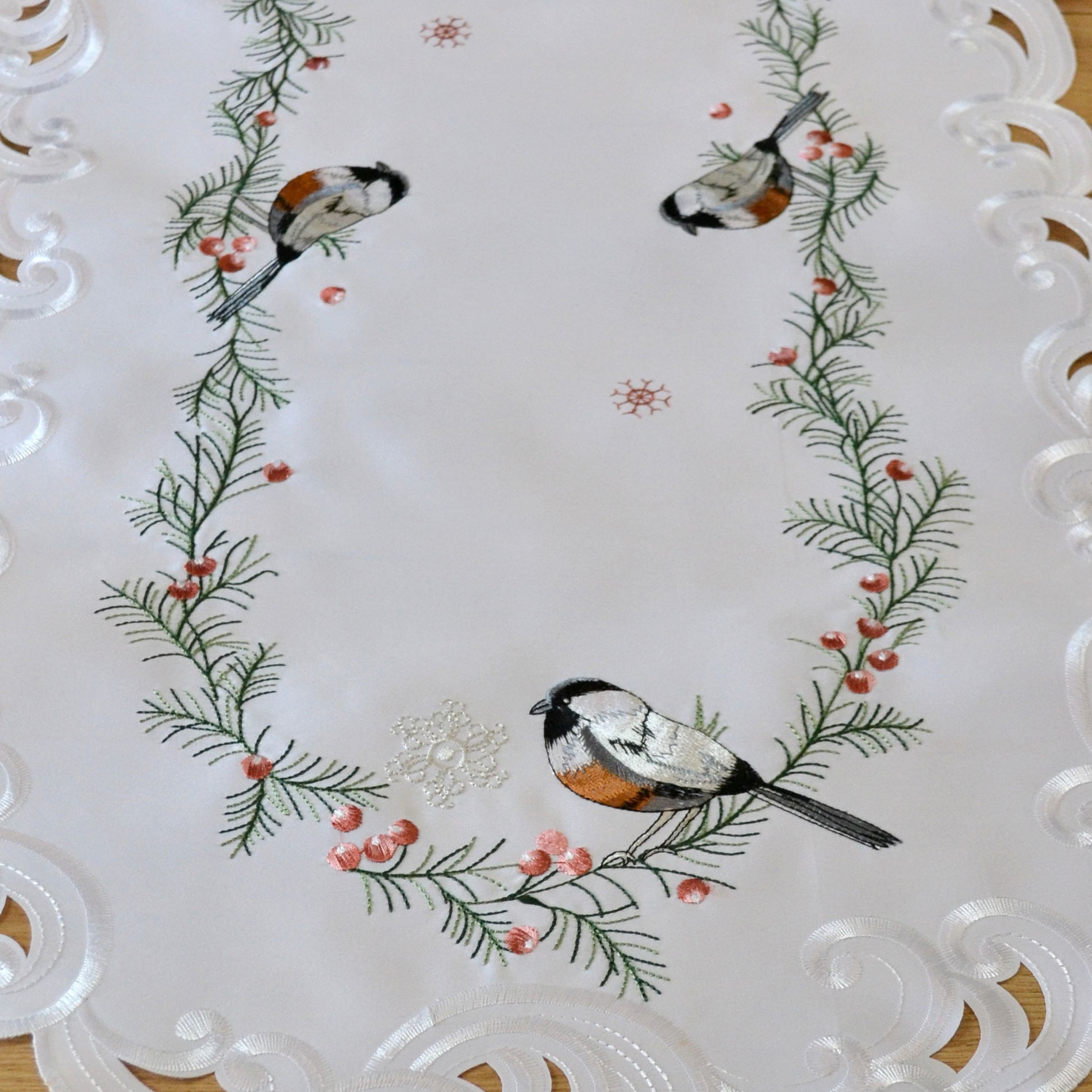 Vianočný obrus na stôl JEDEKA HAFT 170 85 x 85 cm
