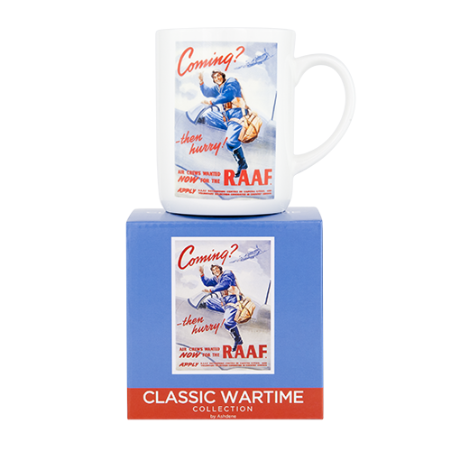 Porcelánový hrnek ASHDENE CLLASIC WARTTIME RAAF bílý 370 ml