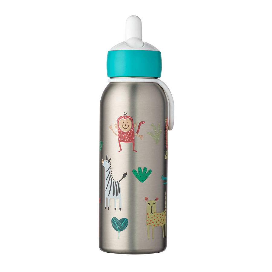 MEPAL flip-up Campus Animal Friends 0,35 l - termos / butelka termiczna ze stali nierdzewnej