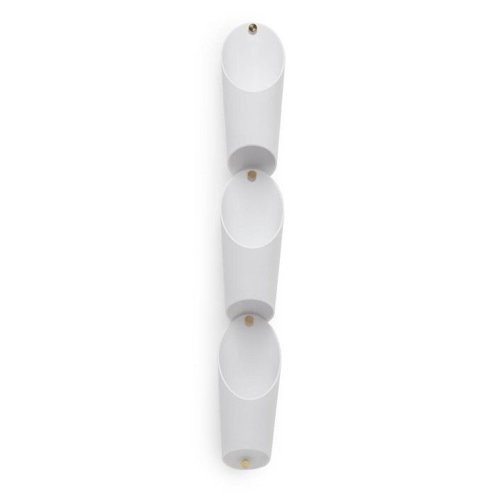 UMBRA Florali biely - plastikový nástenný kvetináč