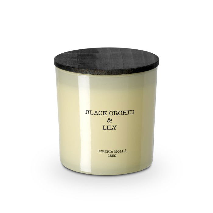 Świeca zapachowa sojowa w słoiku CERERIA MOLLA BOUTIQUE BLACK ORCHID AND LILY 600 g