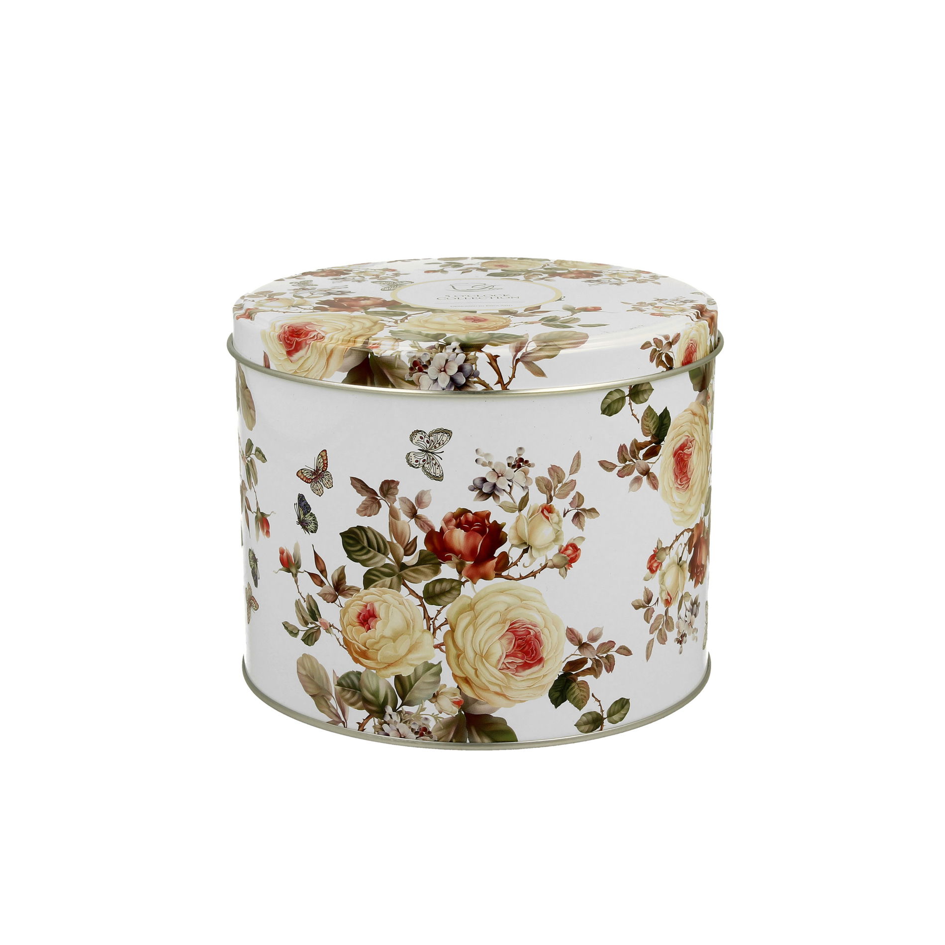 Porcelánový hrnček s plechovkou na čaj DUO ROMANTIC ZAHRA 400 ml