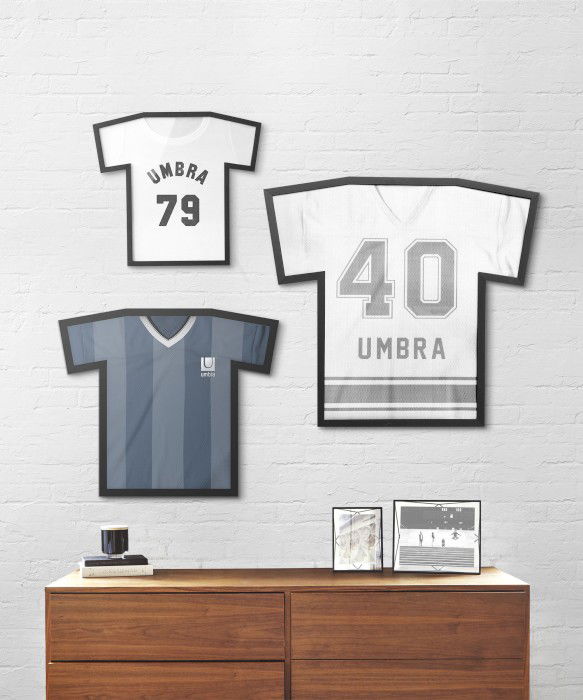 UMBRA T-Frame 72 x 62 cm bílá a černá - skleněný rám na trička