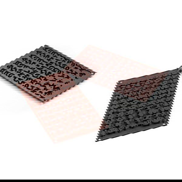 SILIKOMART Easy Choc Choco ABC - silikónová forma na čokoládové písmená