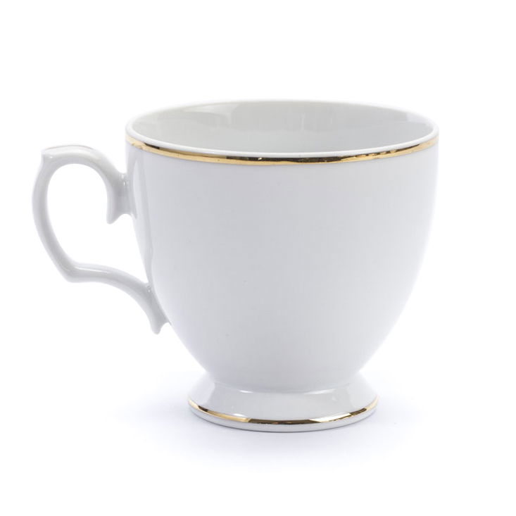 Porcelánový šálek na kávu a čaj MARIAPAULA MODERNA GOLD 200 ml