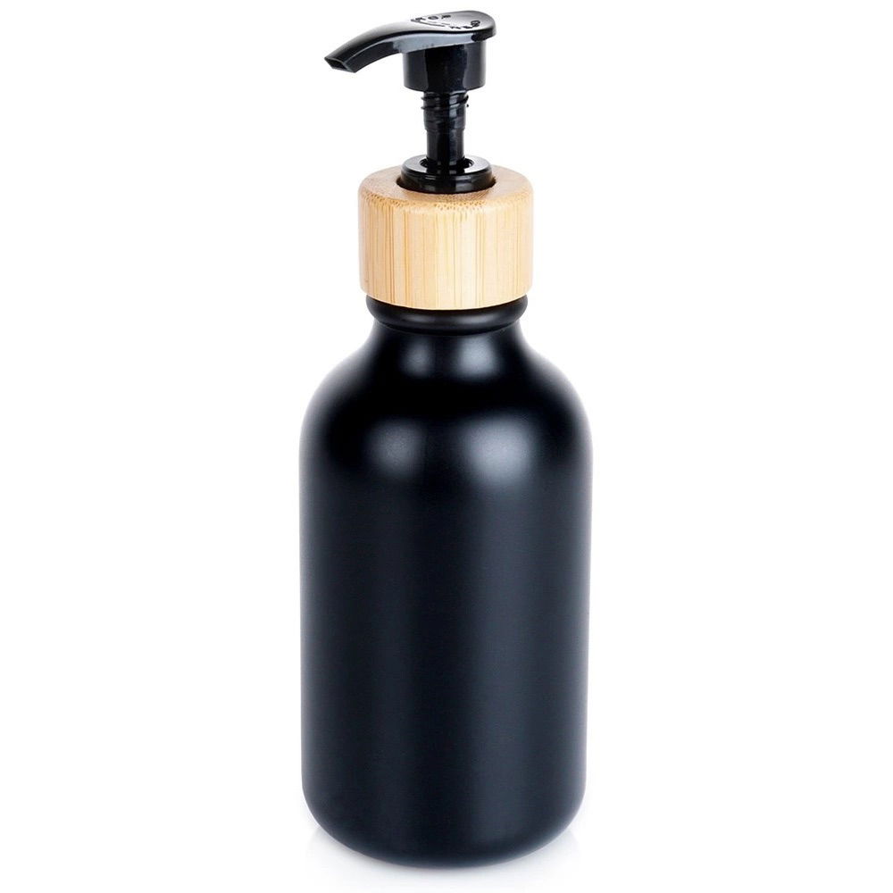 Sklenený dávkovač na tekuté mydlo alebo tekutinu na umývanie riadu 300 ml