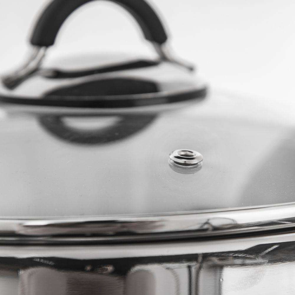Garnek ze stali nierdzewnej z pokrywką DALIE STEEL 1,8 l