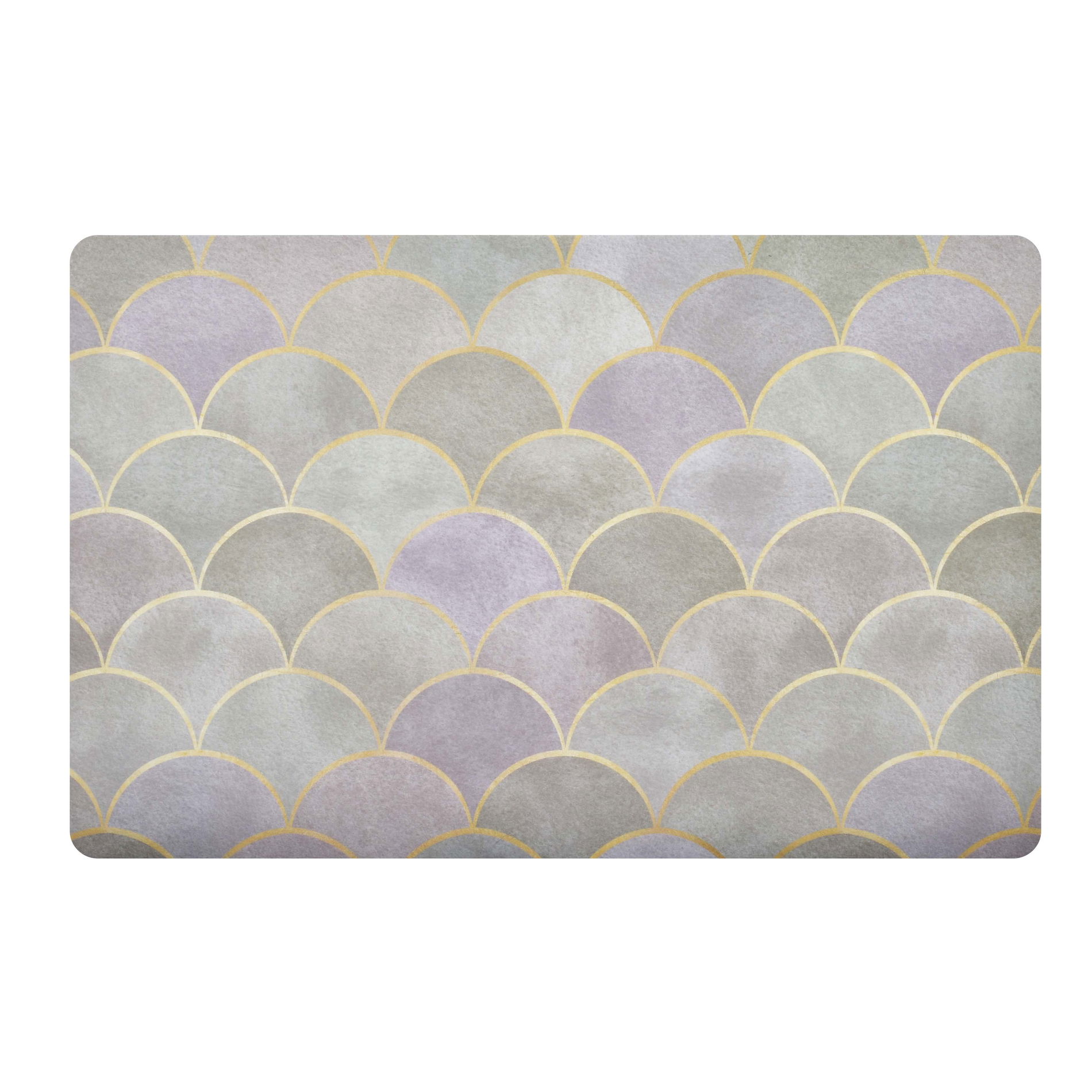 COOKINI BASIC KITCHEN FISH SCALE II podložka na stůl / podložka na stůl z polypropylenu 43,5 x 28,2 cm