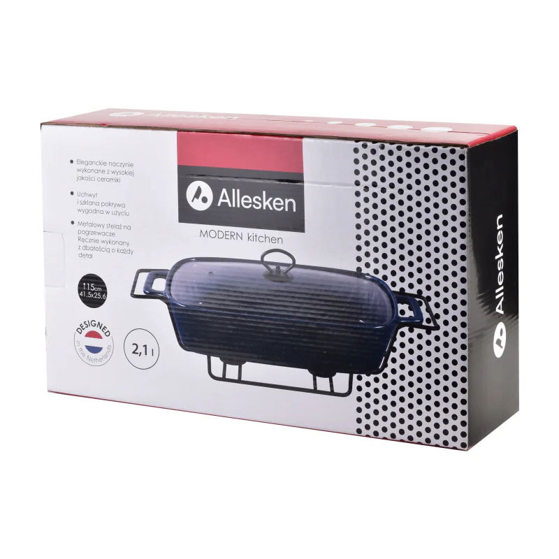 Kamenné nádobí s poklicí a ohřívačem MODERN KITCHEN 2,1 l