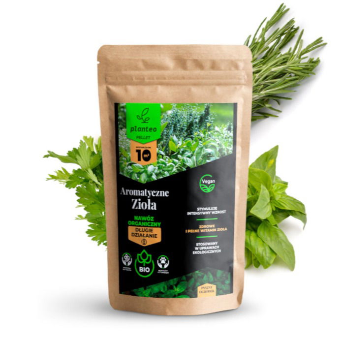 Organické prírodné hnojivo v peletách PLANTEO AROMATICKÉ BYLINY 1 kg