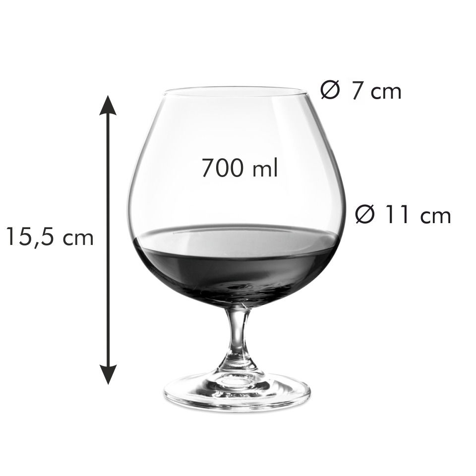 TESCOMA Charlie 700 ml – sklenička na koňak a brandy
