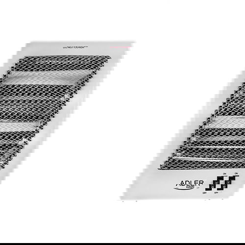 ADLER Domowy 800 W biały - grzejnik halogenowy plastikowy