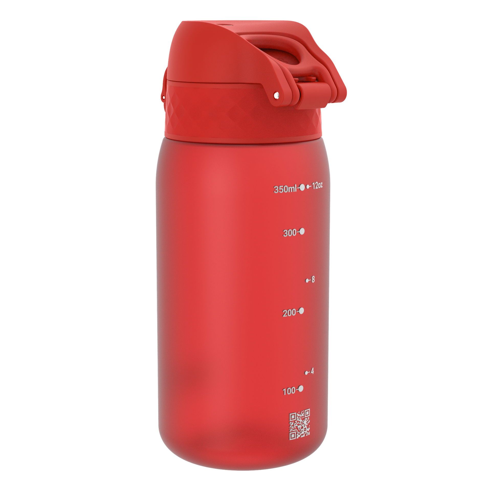 ION8 Recyclon Red 0,35 l - láhev / bidon na vodu se slámkou