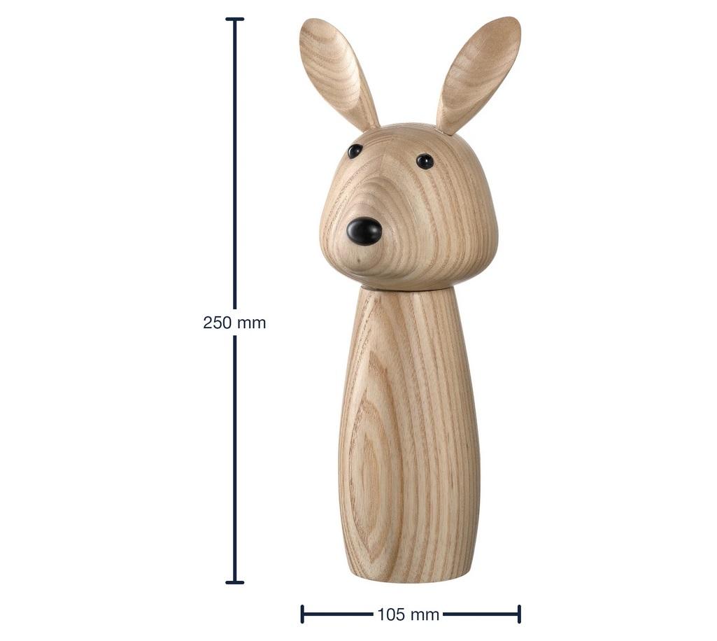 Młynek do przypraw drewniany ręczny LEONARDO CUCINA KRÓLIK
