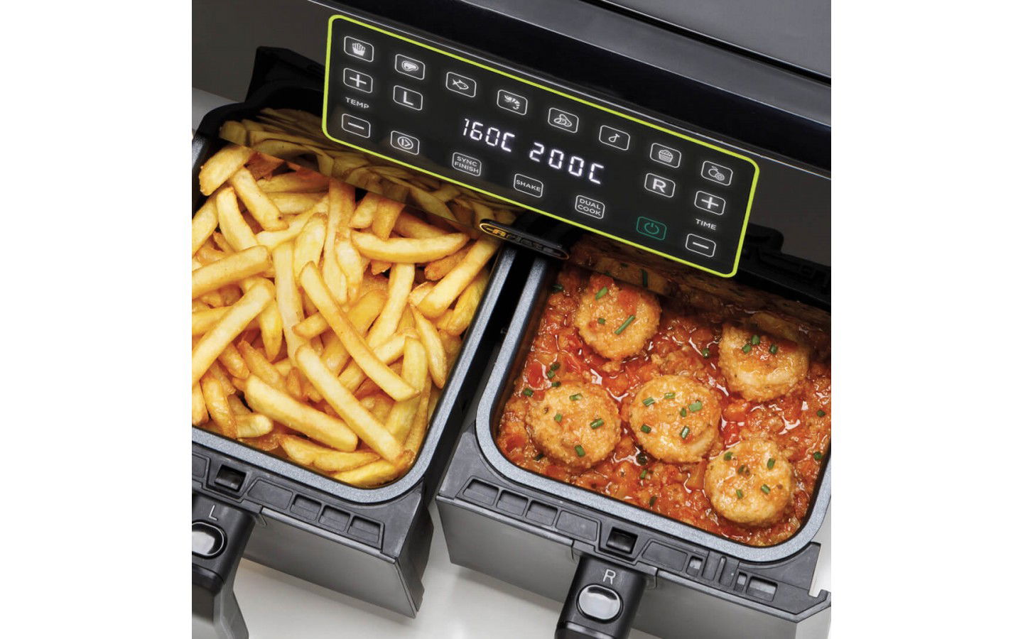 ARIETE Air Fryer Dual 4623/00 1700 W - bezolejová fritéza s dvěma komorami