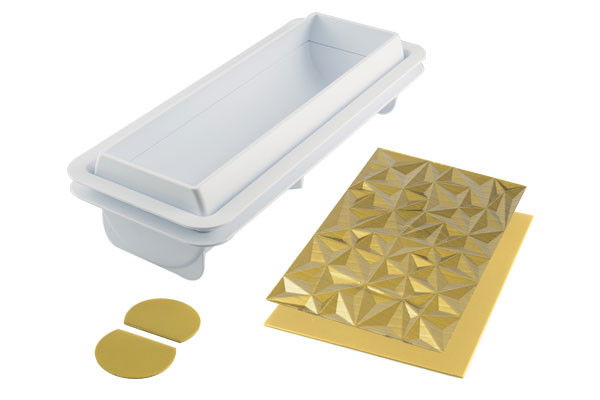 SILIKOMART 3Design Diamond Buche 25 cm - silikónová forma na pečenie koláča