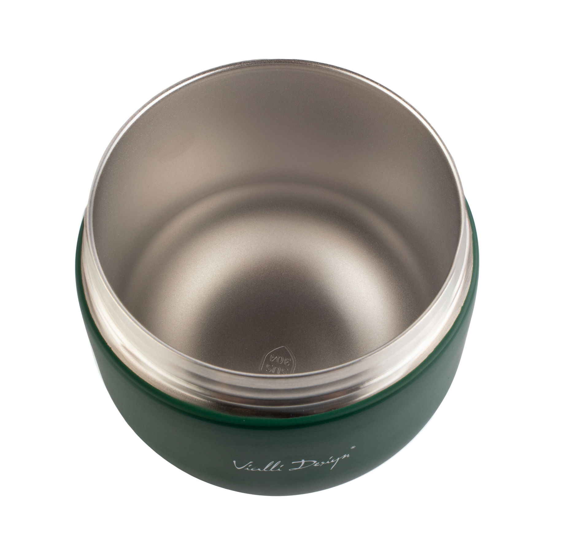 VIALLI DESIGN Fuori 0,68 l - termoska na polévku se lžičkou z nerezové oceli
