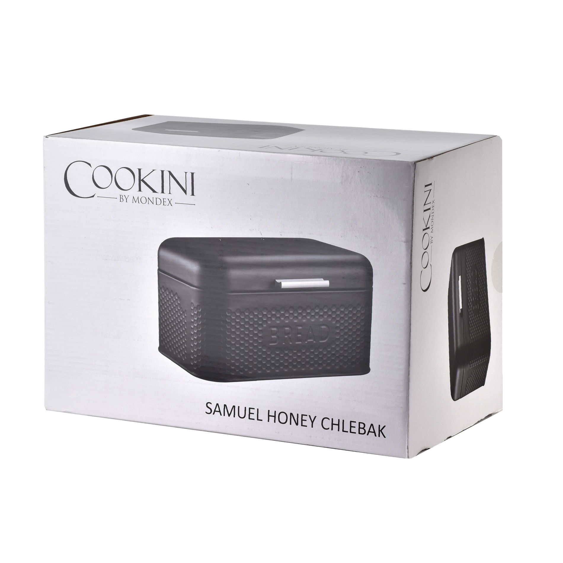 Chlebak metalowy COOKINI SAMUEL BREAD CZARNY