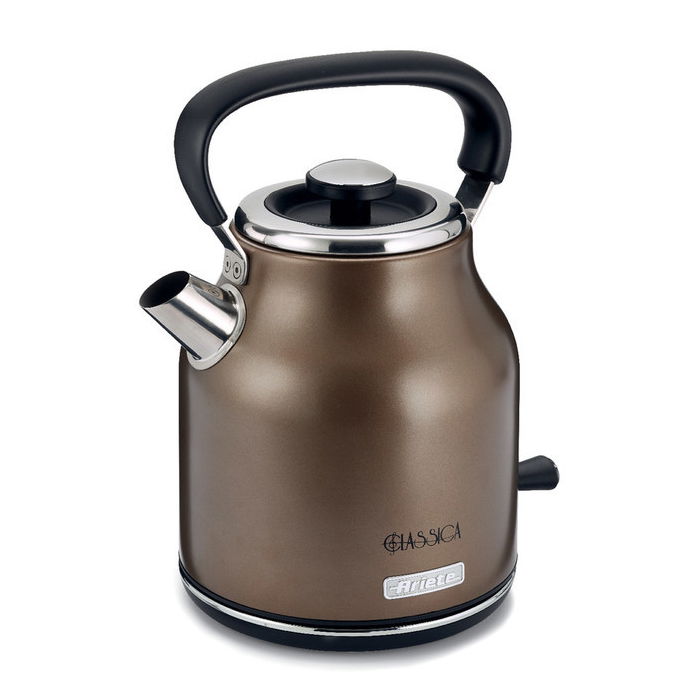 ARIETE Classica 1,7 l hnědá - ocelová bezdrátová rychlovarná konvice