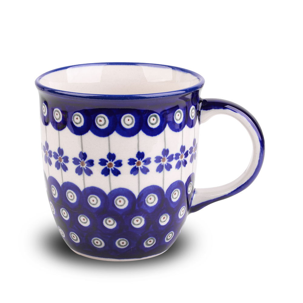 Kubek Bolesławiec 400 ml - dek. 166A (drugi gatunek)