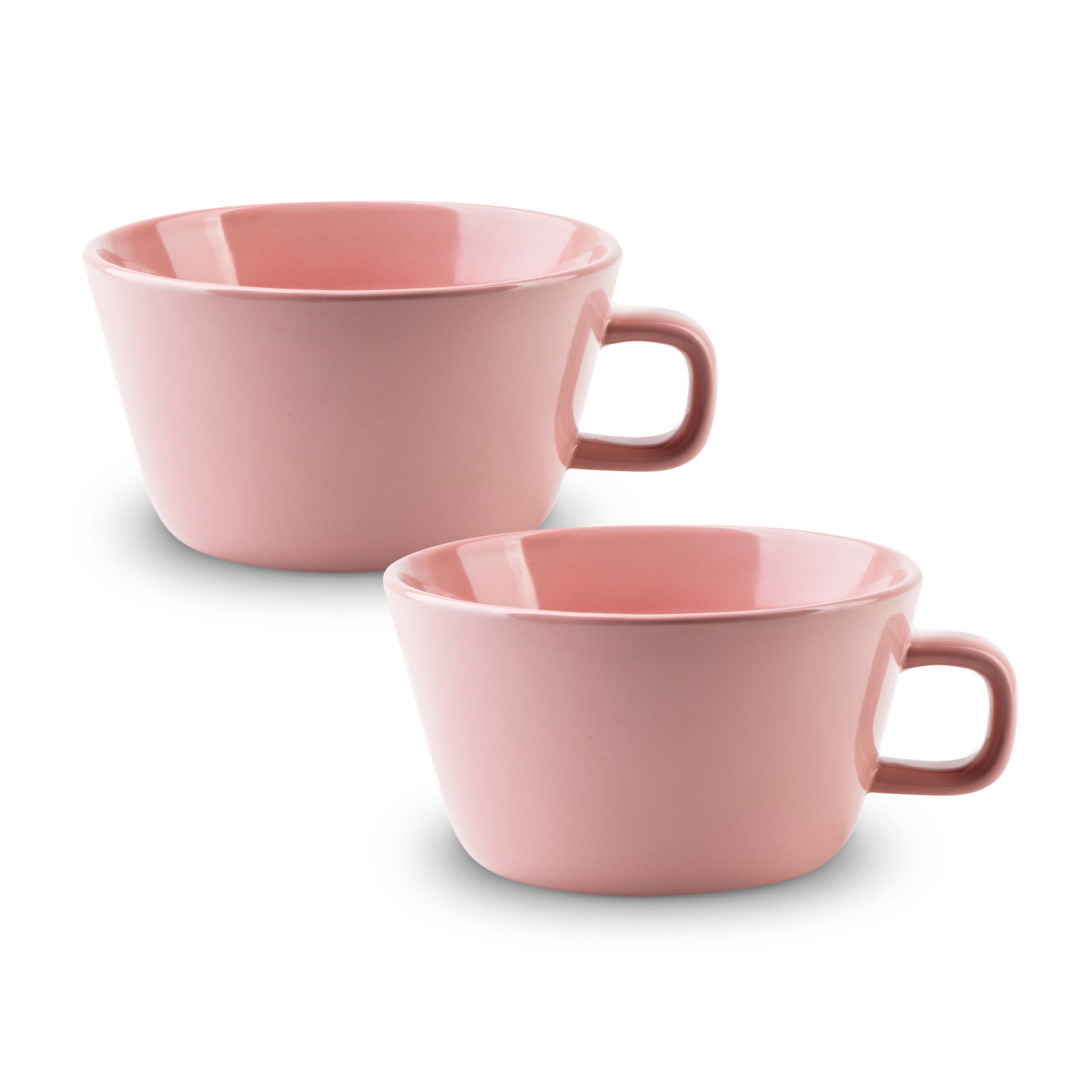 Porcelánové hrnky AFFEK DESIGN NADINE světle růžové 500 ml 2 ks