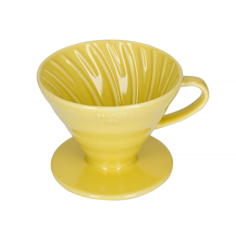 HARIO Drip V60-02 - keramický dripper na kávu s meracou nádobkou