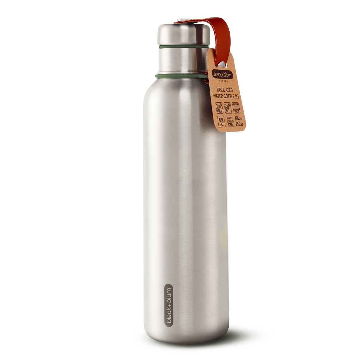 BLACK BLUM Outdoor 0,75 l olivová – ocelová, vakuová termoska na čaj a kávu