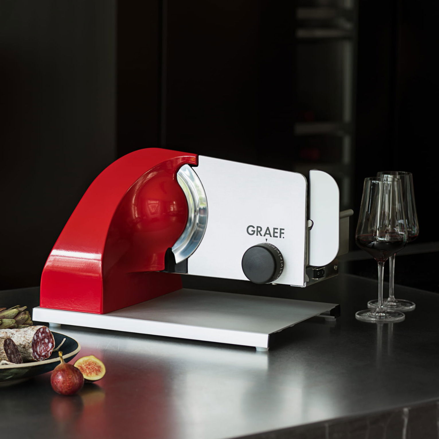 GRAEF Chef''s Line SKS903 185 W - krajalnica do chleba i wędlin metalowa elektryczna
