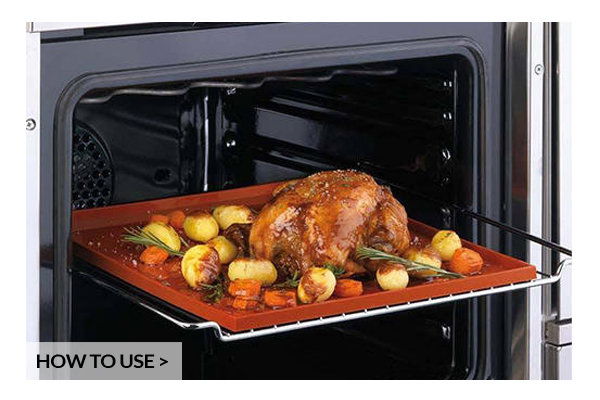 SILIKOMART Classic Tapis Roulade 32,5 x 32,5 cm terakota - silikónová podložka / stolová doska