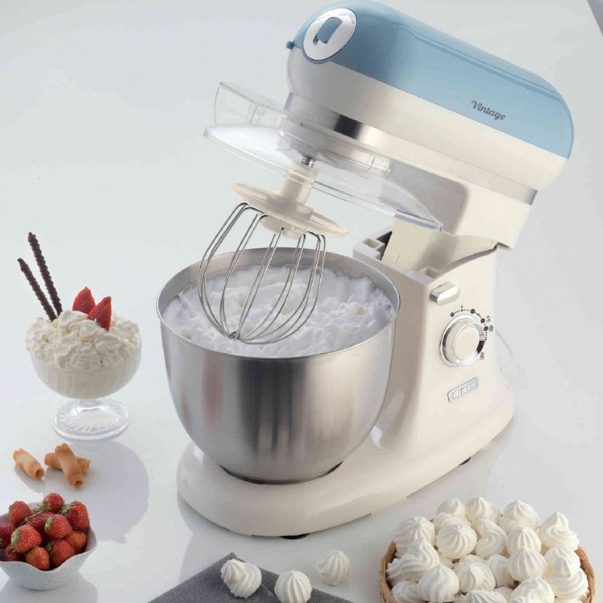 ARIETE Vintage 2400 W modrá - planetární mixér