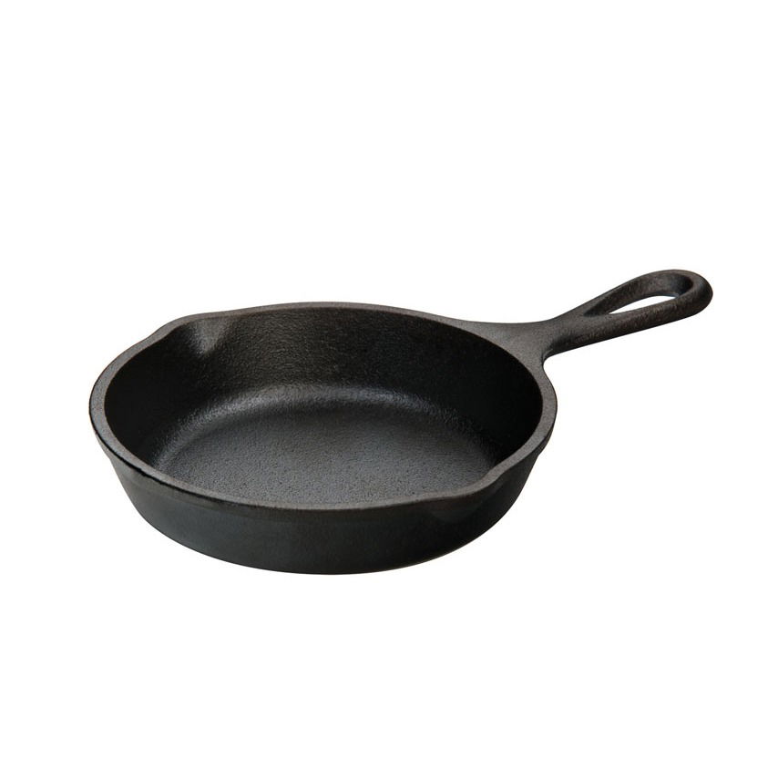 Patelnia żeliwna LODGE SEMI DI GHISA MAŁA CZARNA 12 cm