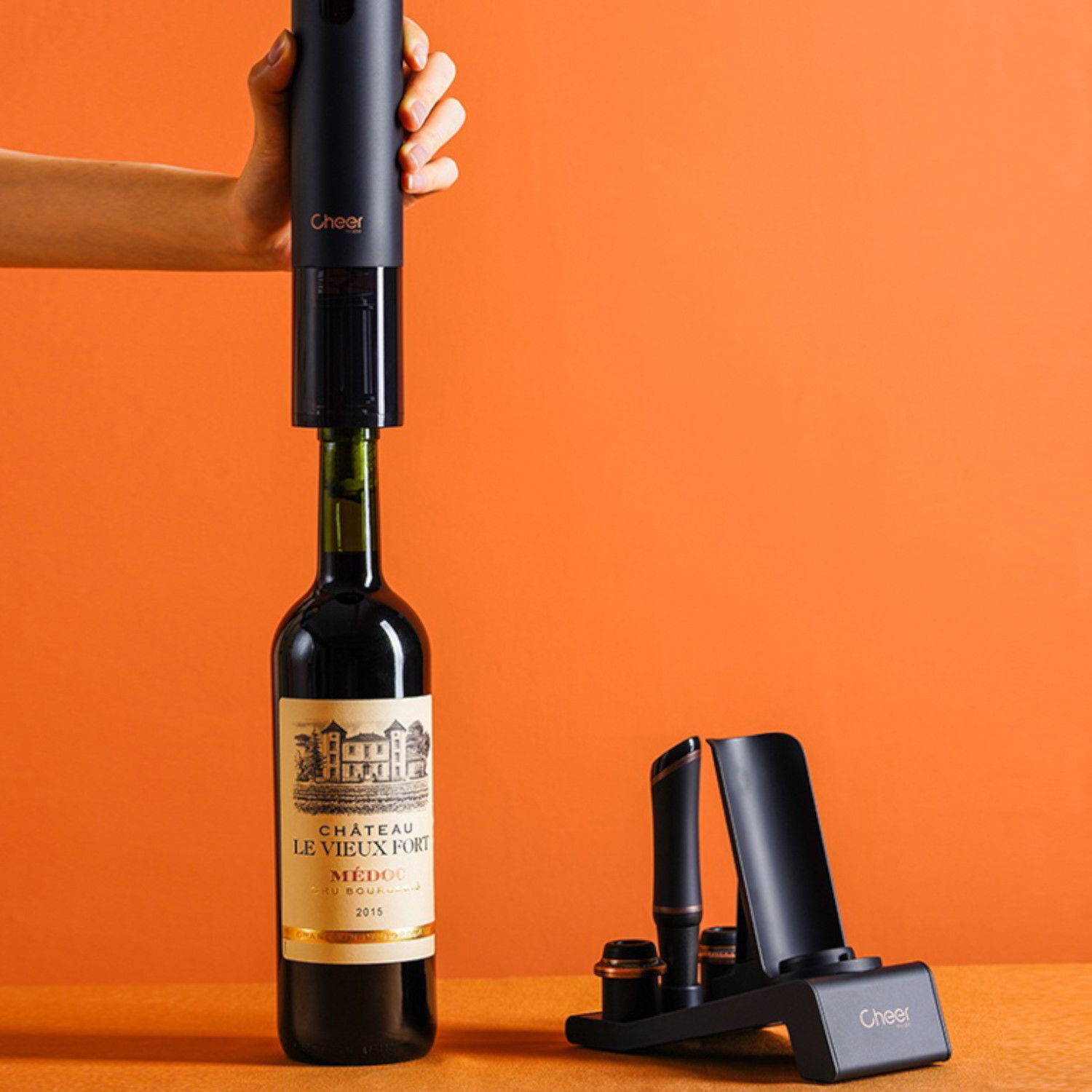 CHEER MODA Sommelier 6 el. - sada příslušenství k vínu