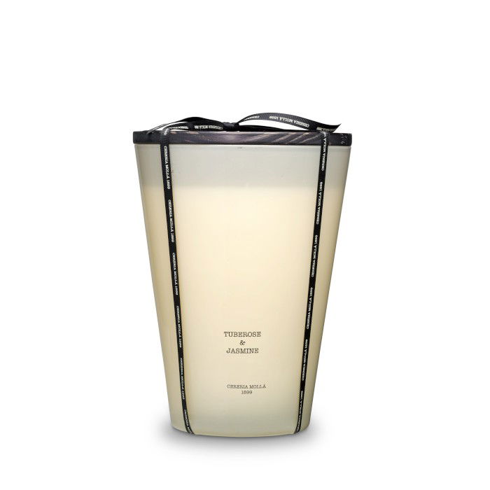 Sójová voňavá sviečka v pohári CERERIA MOLLA BOUTIQUE TUBEROSE A JASMÍN 3,5 kg
