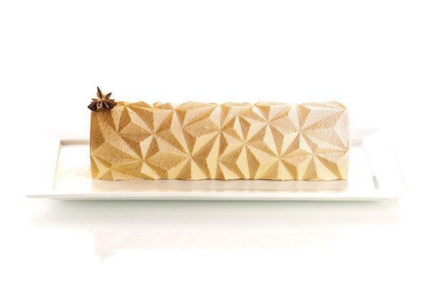 SILIKOMART 3Design Diamond Buche 25 cm - silikónová forma na pečenie koláča