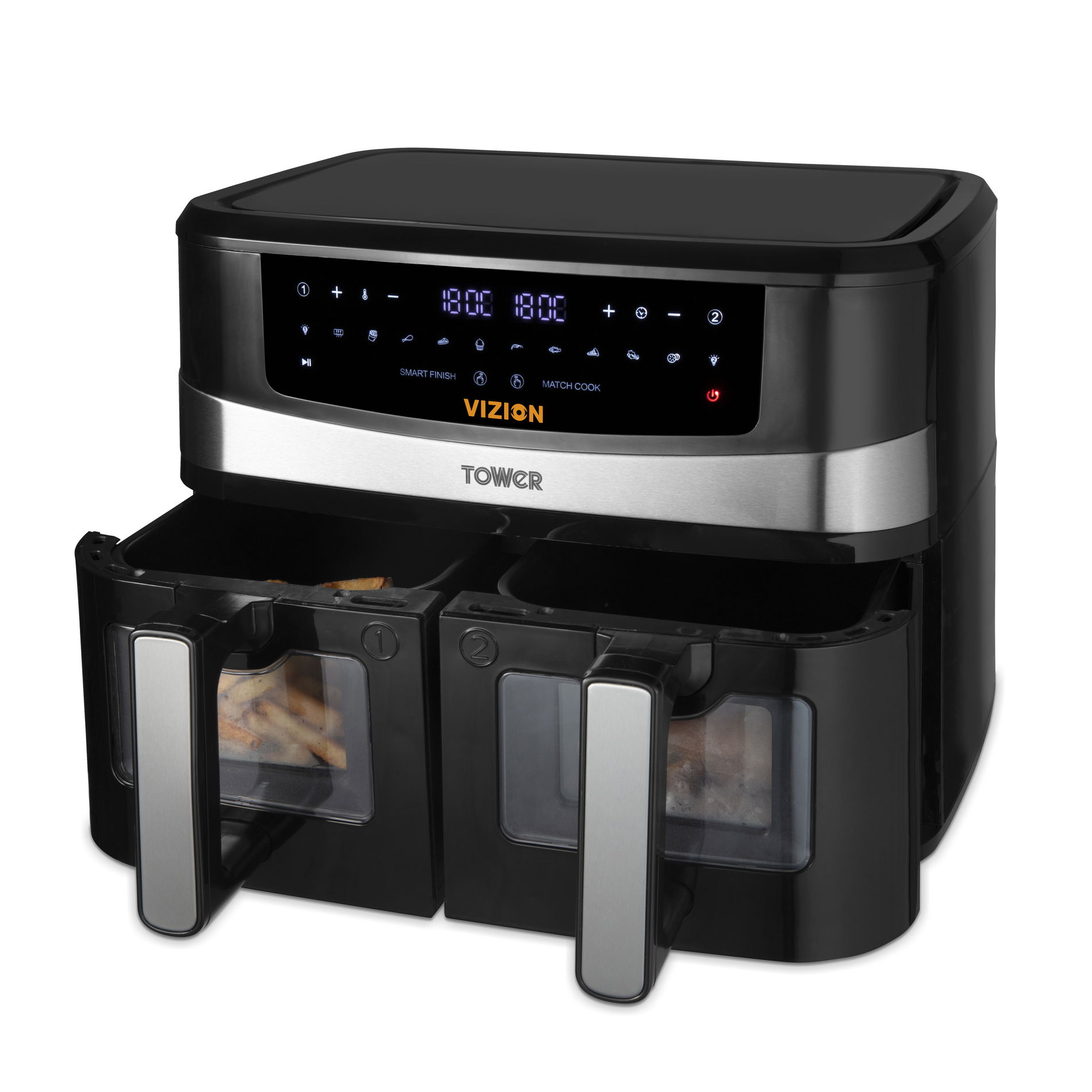 TOWER VORTX VIZION T17100 9 l dvojitá fritéza bez tuku